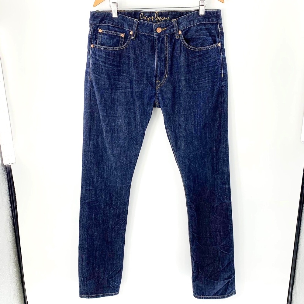 Chip and Pepper Mens Jeans Ike Nifus Slim Straight Dark Sz 36x34